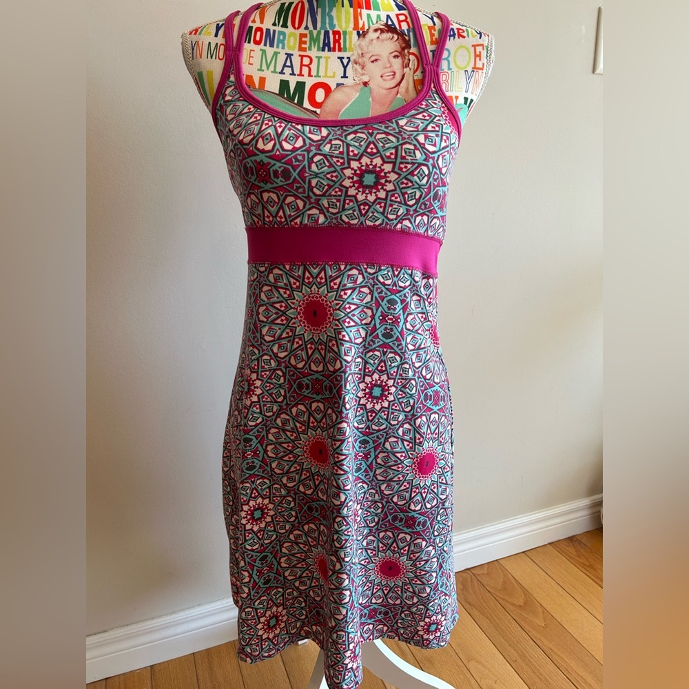 Lola Pink and Blue Spaghetti Strap Sundress
